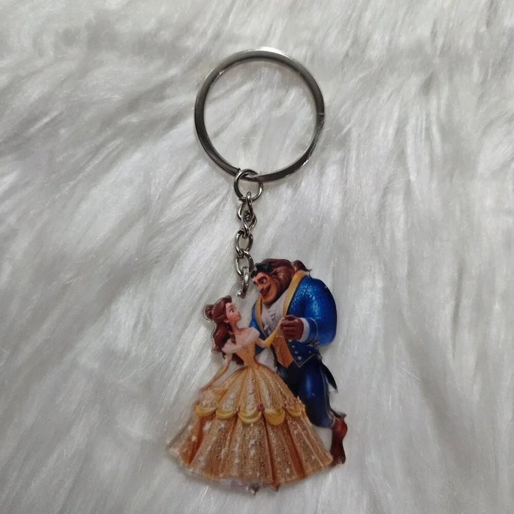 Beauty & the Beast Keychain